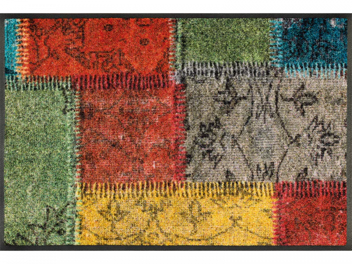 Tapis Vintage Patches 50 x 75 cm - Wash+Dry