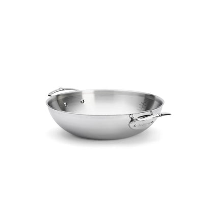 Wok inox multicouche AFFINITY Ø32cm avec anses - De Buyer