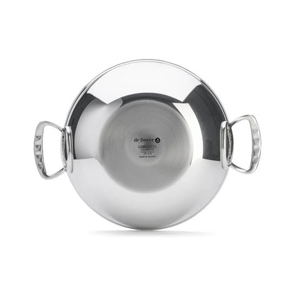 Wok inox multicouche AFFINITY Ø32cm avec anses - De Buyer