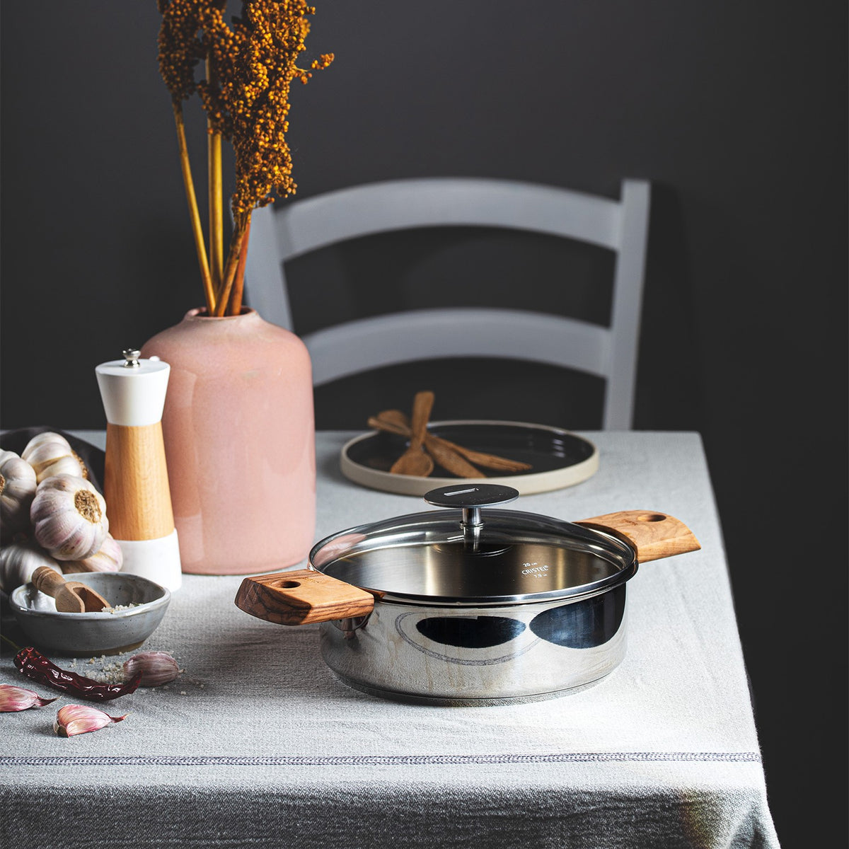 Sauteuse inox amovible Mutine Cristel
