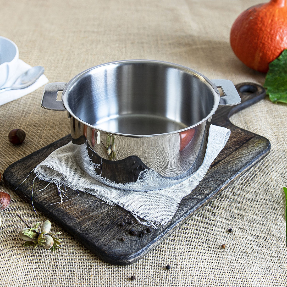 Casserole inox Mutine amovible Cristel