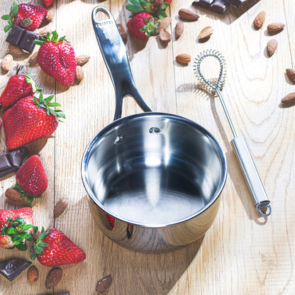 Casserole saucier inox 5 ply Castel'Pro Cristel