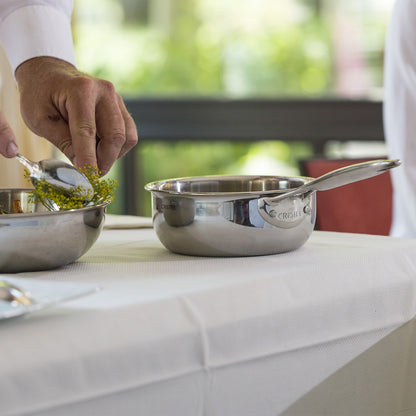 Casserole saucier inox 5 ply Castel'Pro Cristel