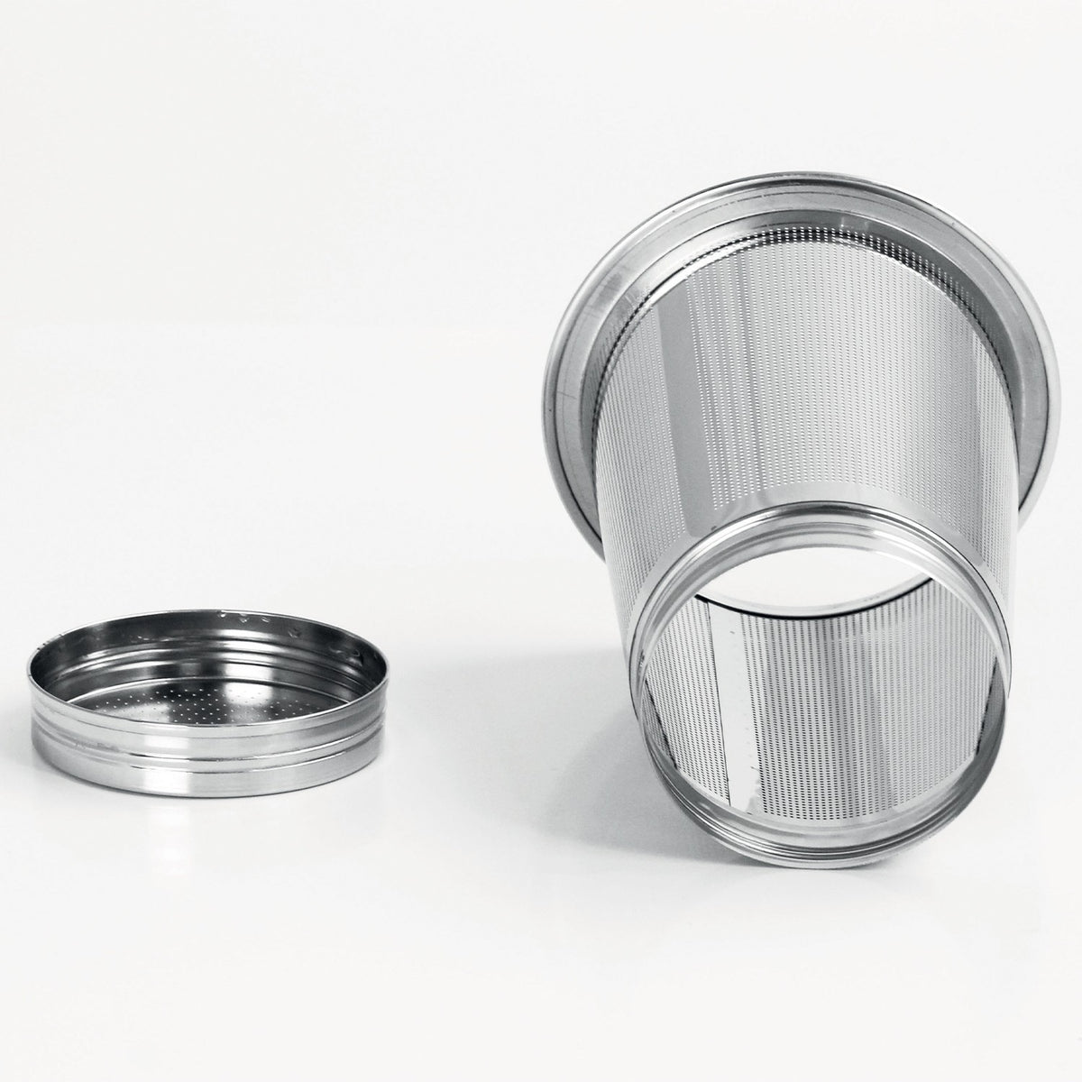 Mug en verre double paroi Verbena avec filtre inox