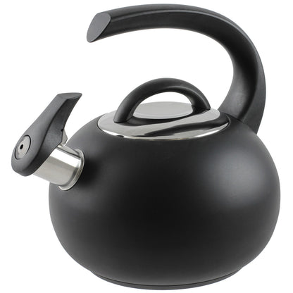Bouilloire Neptune en inox à bouchon siffleur