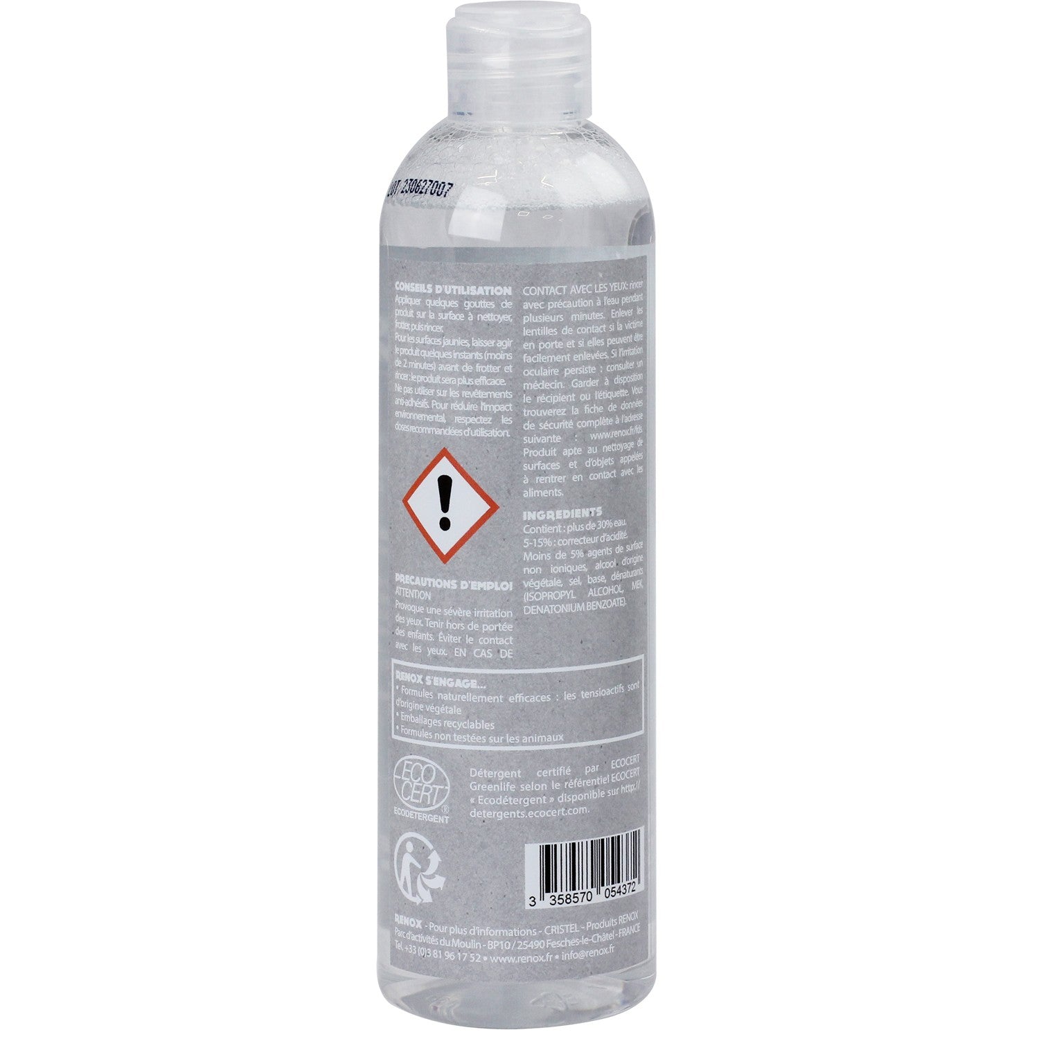 Flacon de rénovateur inox Renox 300 ml