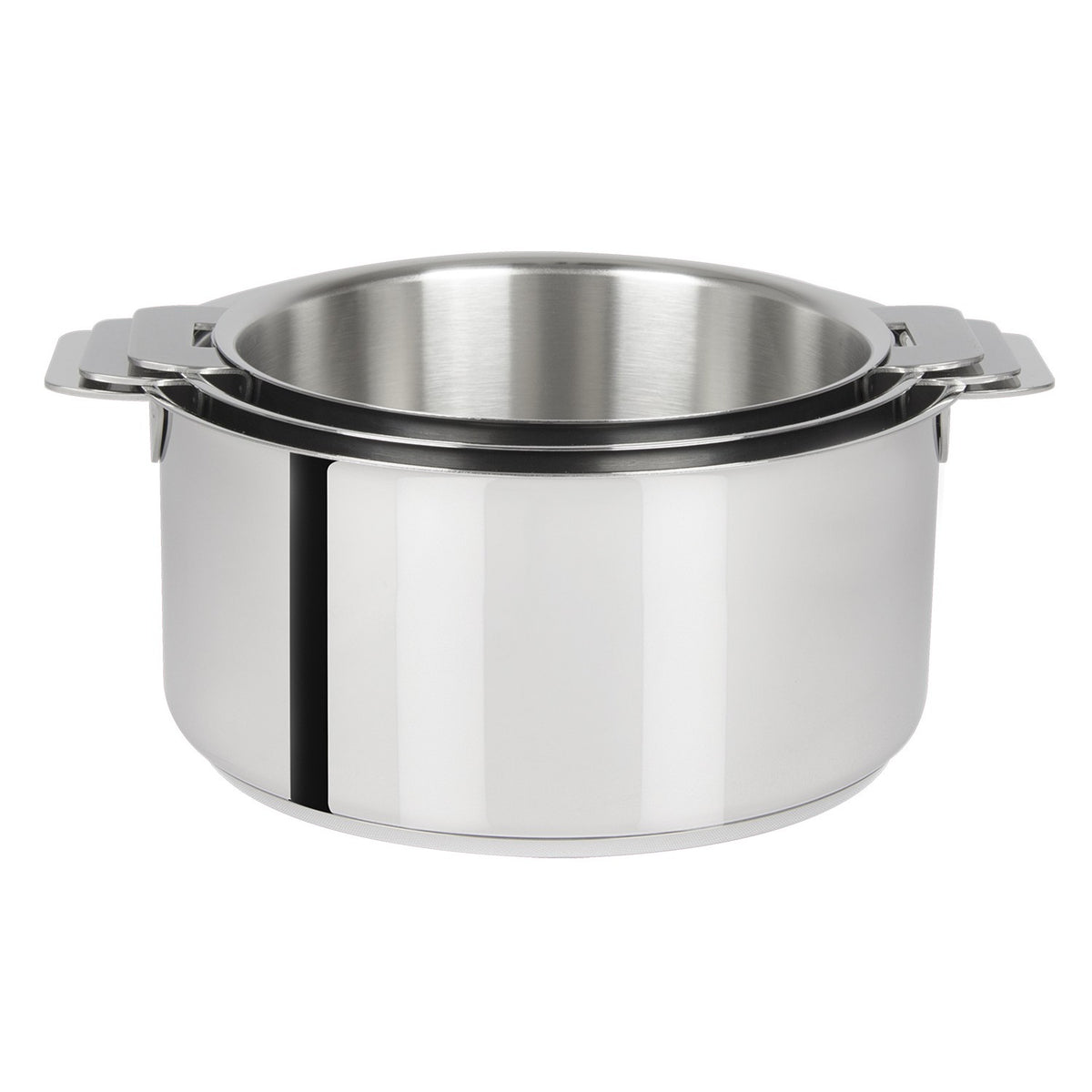 Casserole inox Mutine amovible Cristel