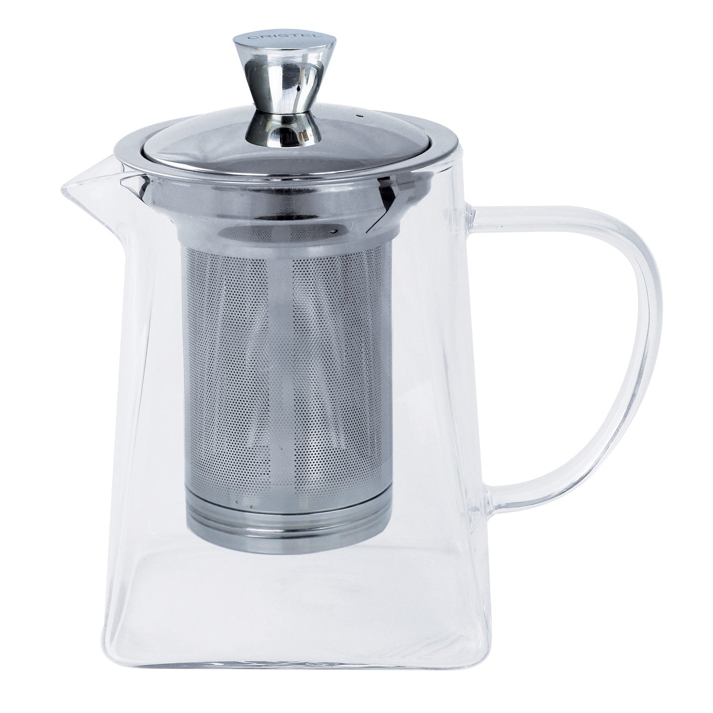 Théière Rooibos en verre avec filtre inox dévissable