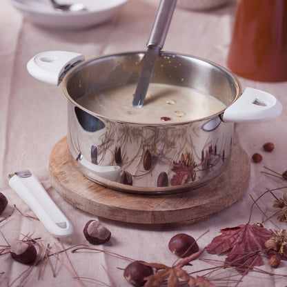 Casserole inox Mutine amovible Cristel