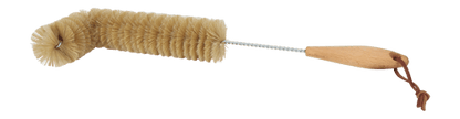 Goupillon Redecker à radiateur, extrémité coudée, poils de sanglier