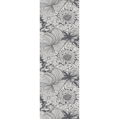 Chemin de Table Mille Bloom noir - Garnier-Thiebaut