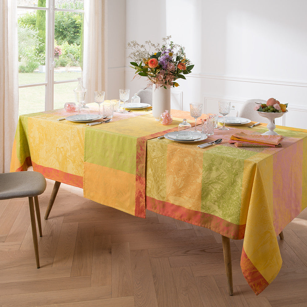 Chemin de table Mille Esprit Jardin chatoyant - Garnier-Thiebaut