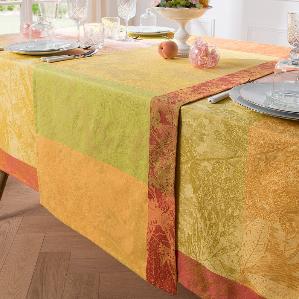 Chemin de table Mille Esprit Jardin chatoyant - Garnier-Thiebaut