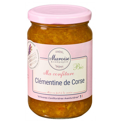 Confiture de clémentine Corse bio 350 g  - Muroise & Compagnie