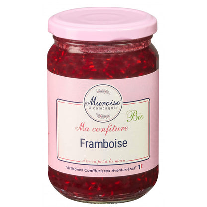Confiture de framboise Bio 350g - Muroise & Compagnie