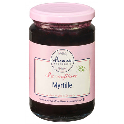 Confiture de myrtille Bio - Les myrtilles biologiques, cultivées dans le respect de la nature, sont les vedettes