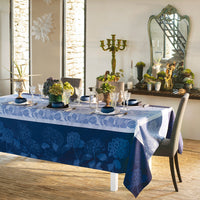 Serviette de table Hortensias bleu - Garnier-Thiebaut