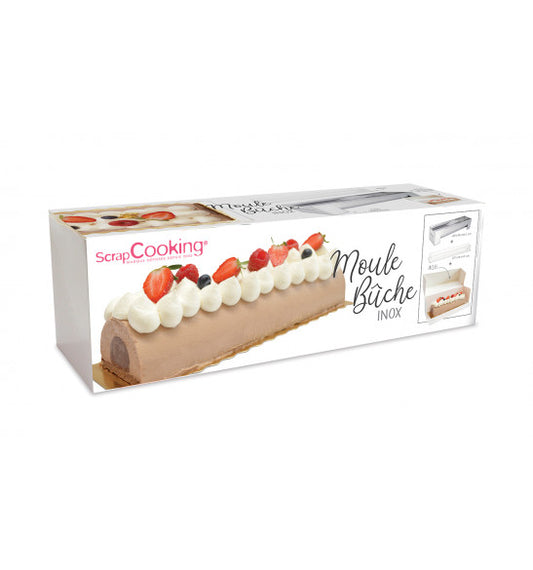 Moule à bûche en inox - ScrapCooking
