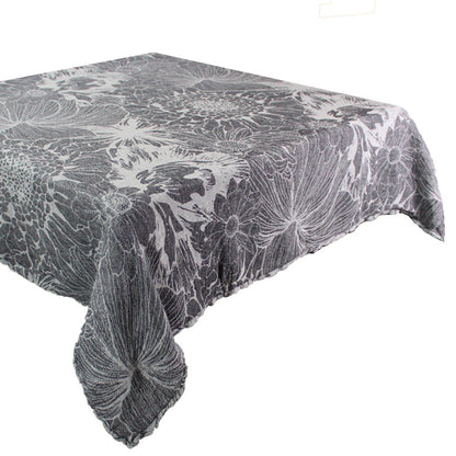 Nappe Mille Bloom noir - Garnier-Thiebaut