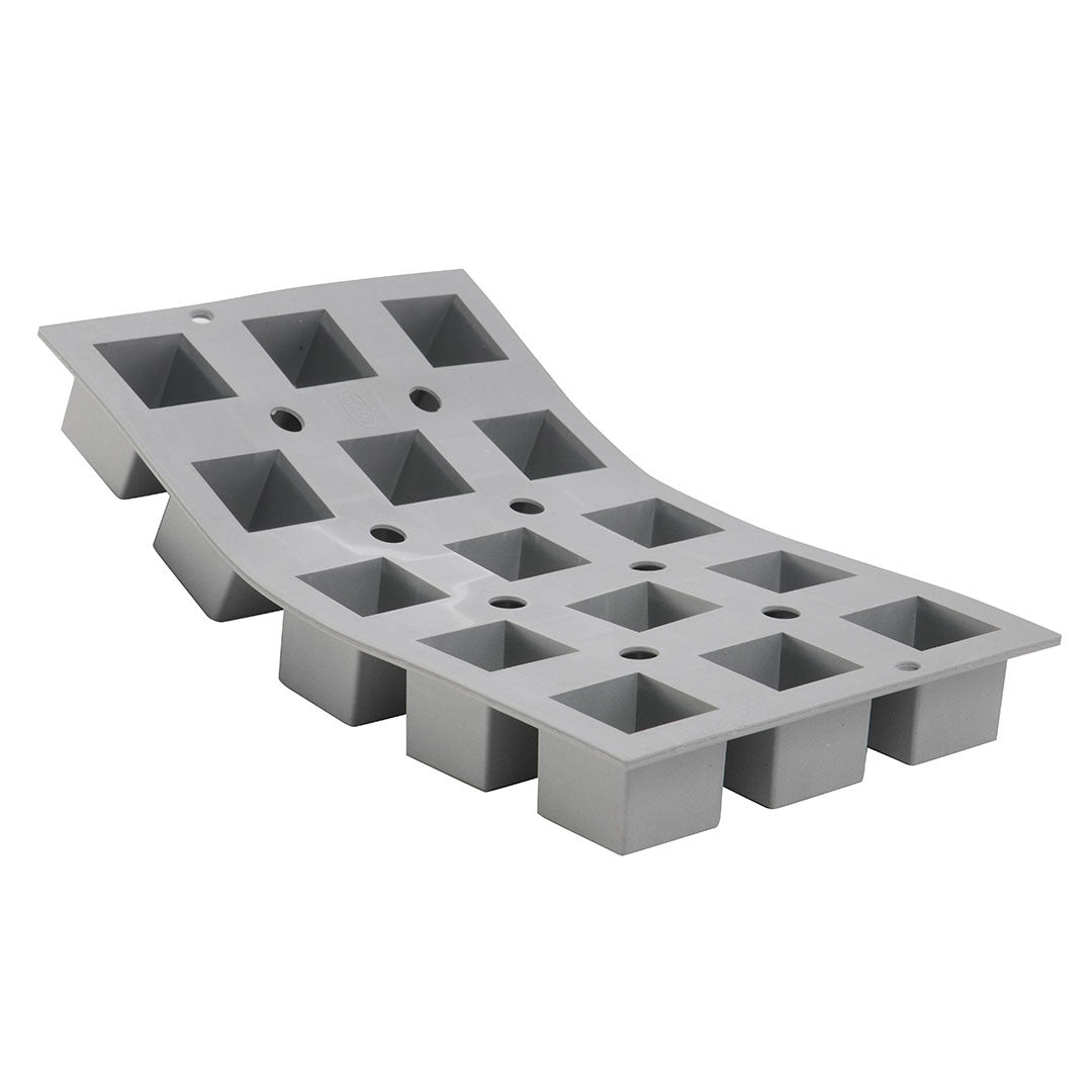 Plaque de 15 petits cubes en mousse de silicone - De Buyer