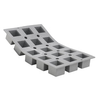 Plaque de 15 petits cubes en mousse de silicone - De Buyer