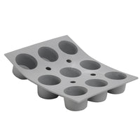 Plaque de 9 mini muffins en mousse de silicone - De Buyer