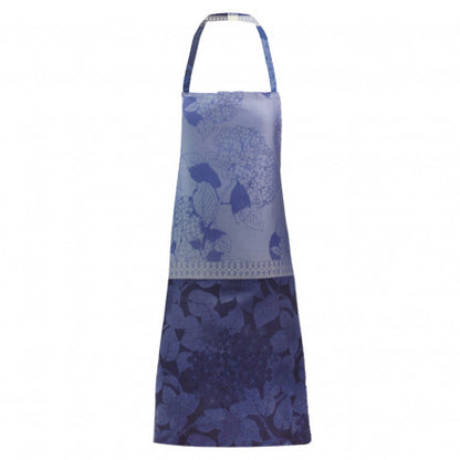 Tablier Hortensias bleu - Garnier-Thiebaut