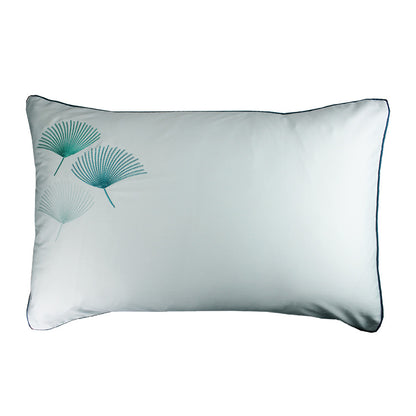 Taie d'oreiller Pistil aqua - Garnier-Thiebaut