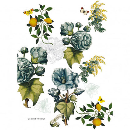 Torchon Giardino bleu - Garnier-Thiebaut