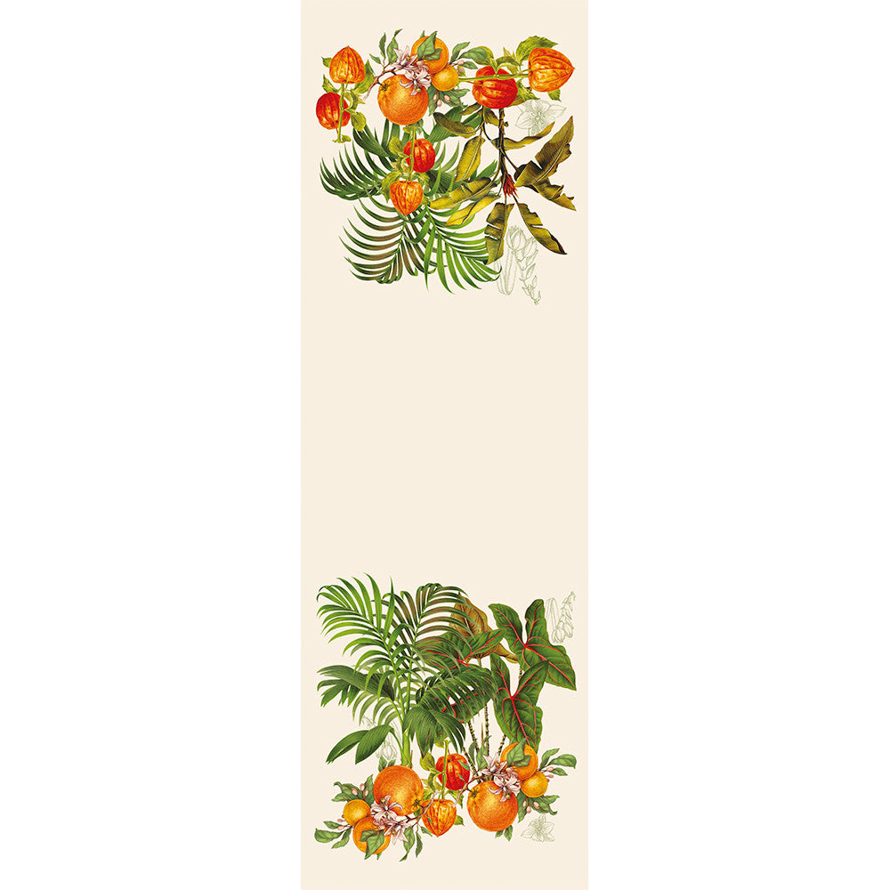 Chemin de Table Vintage Garden natural - Garnier-Thiebaut